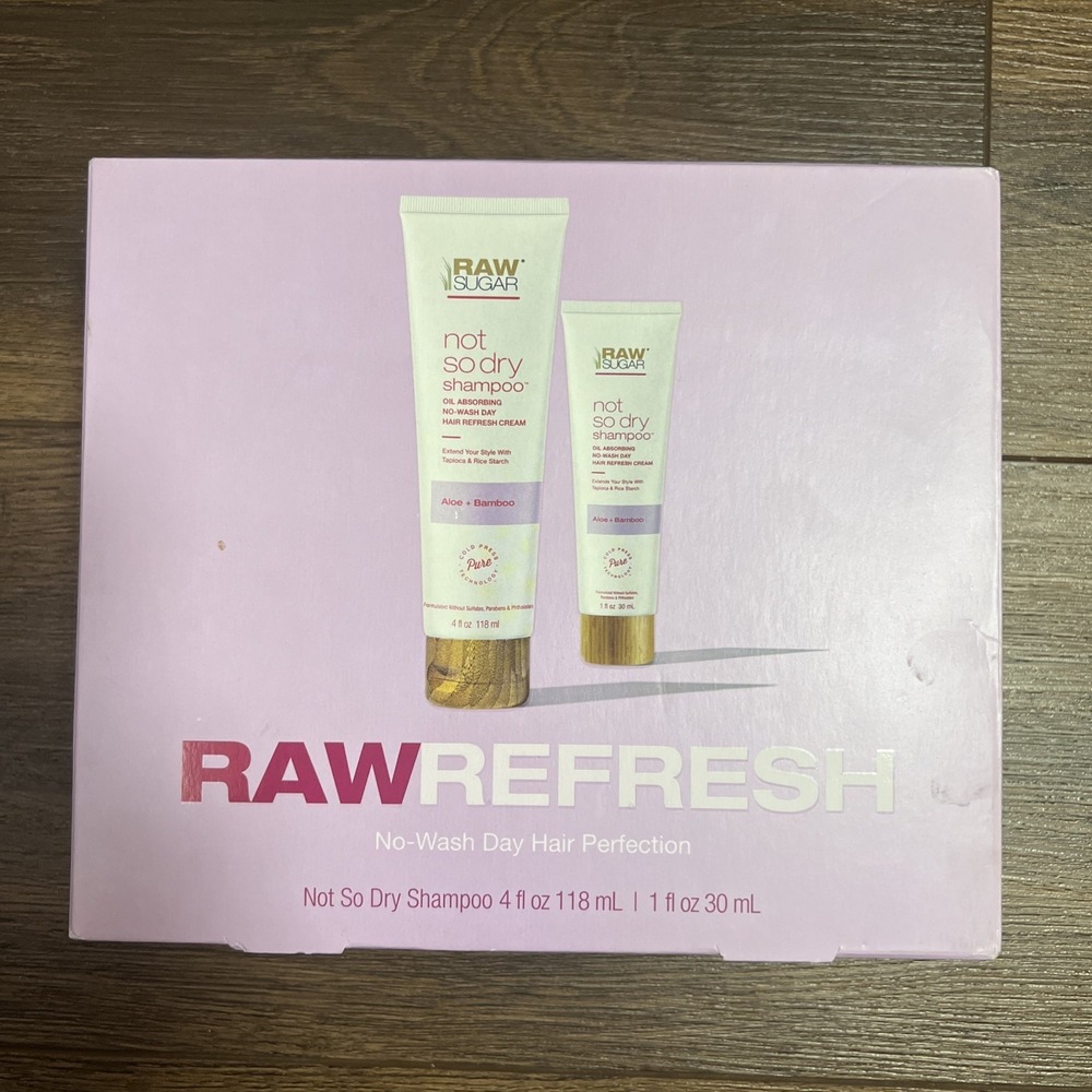 Raw Sugar Refresh No-Wash Day Hair Perfection NEW